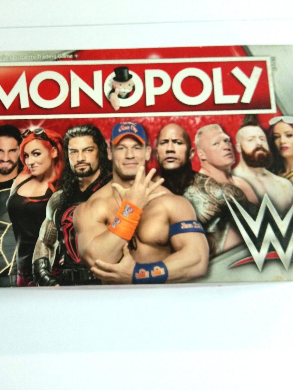 WWE Edition Monopoly Board Game Winning Moves Hasbro 2018 Excellent Condition!